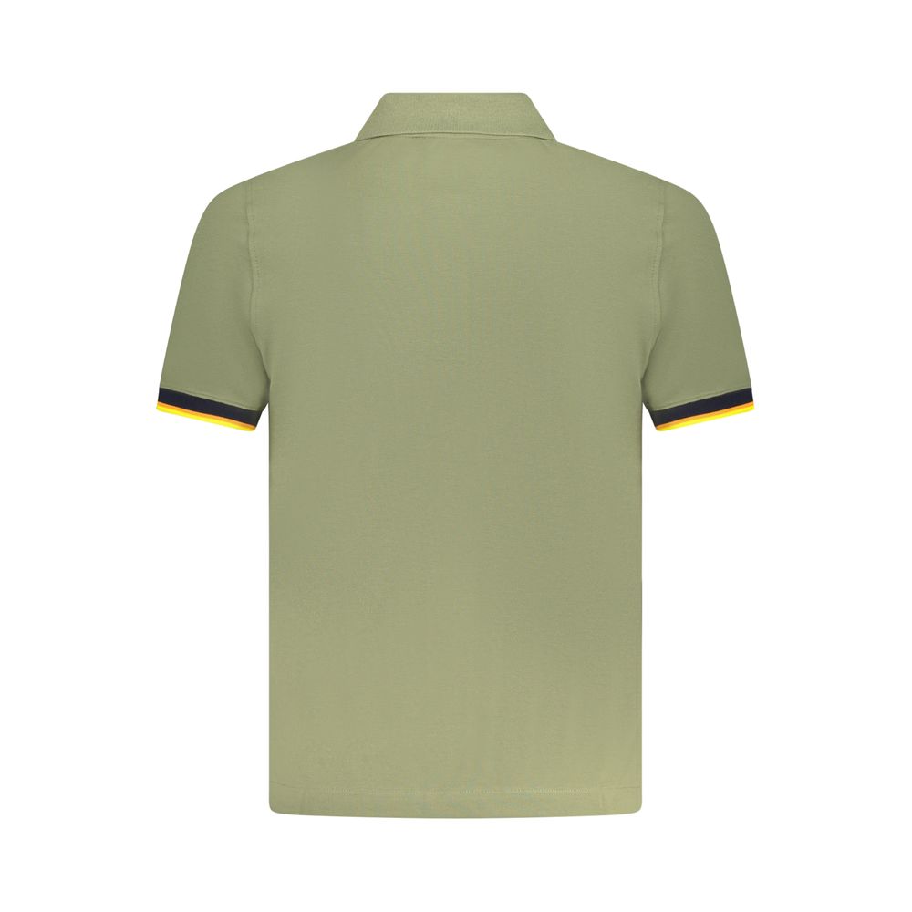 K-WAY Verde Cotton Men Men's Polo