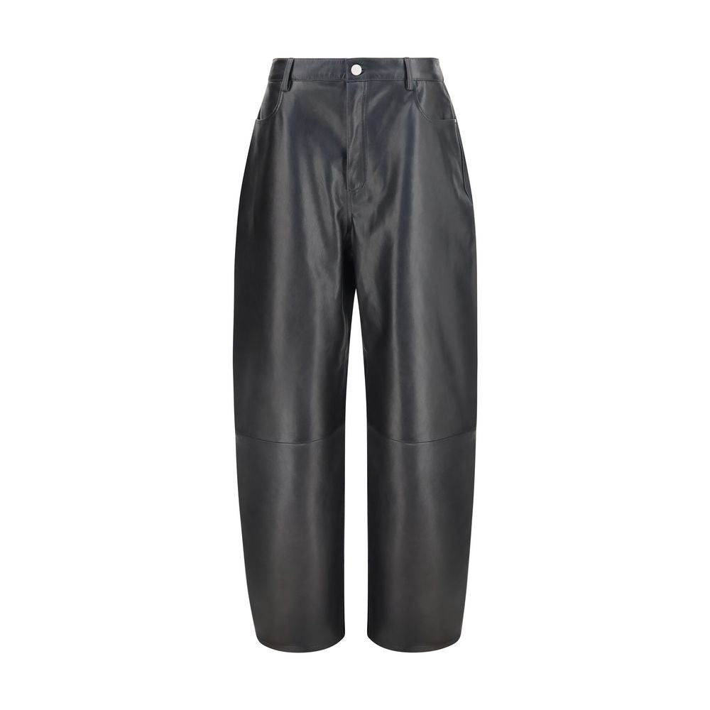 Arma Black Leather Women's Pants