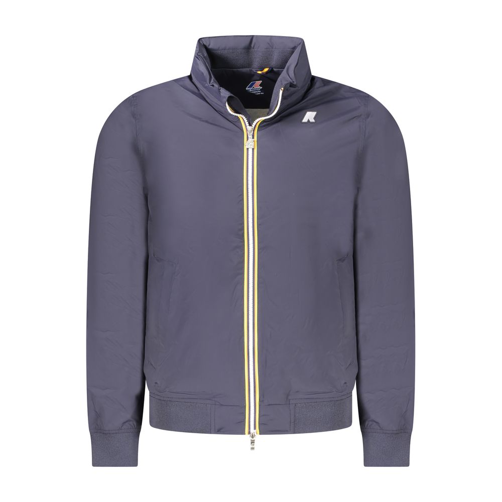 K-WAY Blue Nylon Mens Men's Jacket