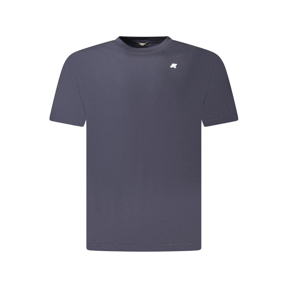 K-WAY Blue Cotton Men Men's T-Shirt