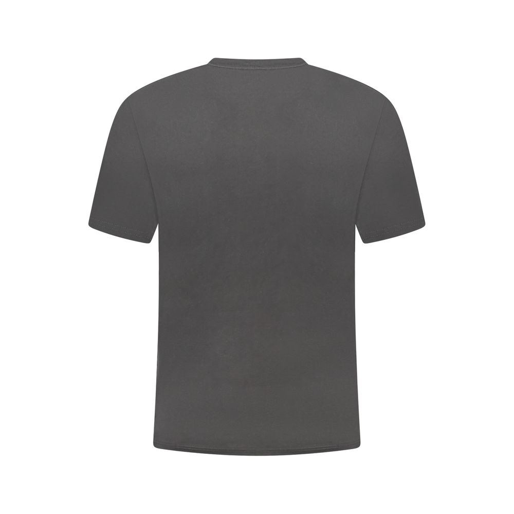 K-WAY Black Cotton Men Men's T-Shirt