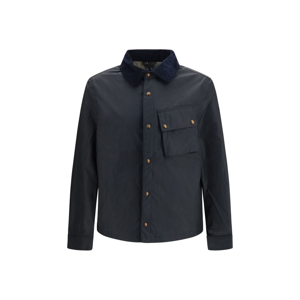 Belstaff Blue Cotton Full-Length Men's Jacket
