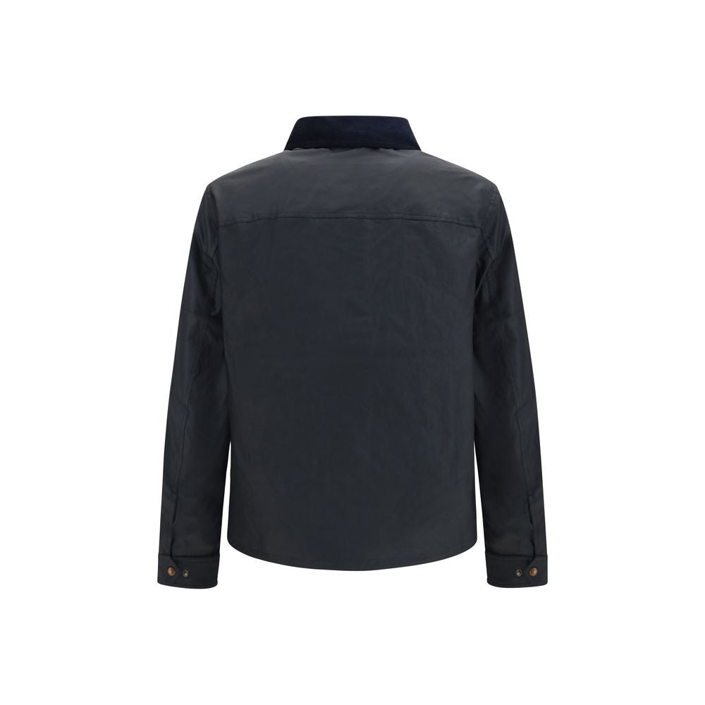 Belstaff Blue Cotton Full-Length Men's Jacket