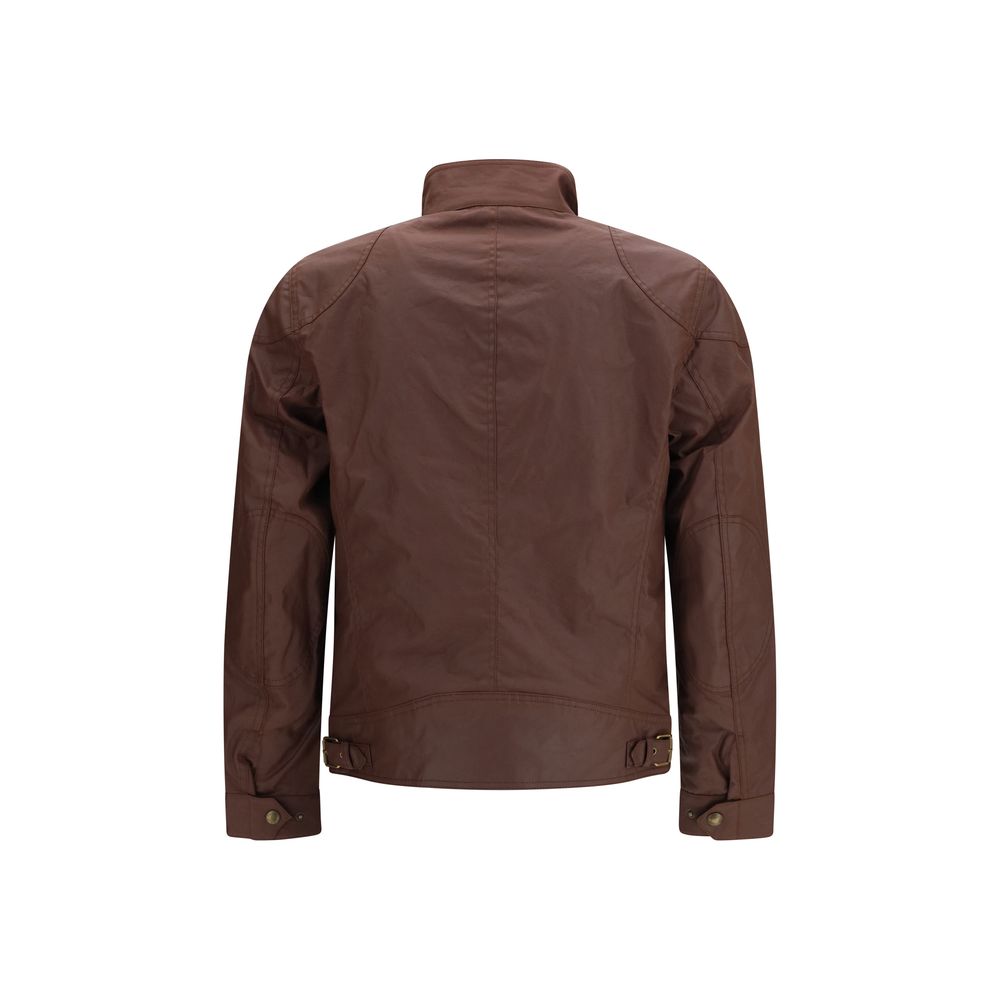 Belstaff Brown Cotton Full-Length Men's Jacket