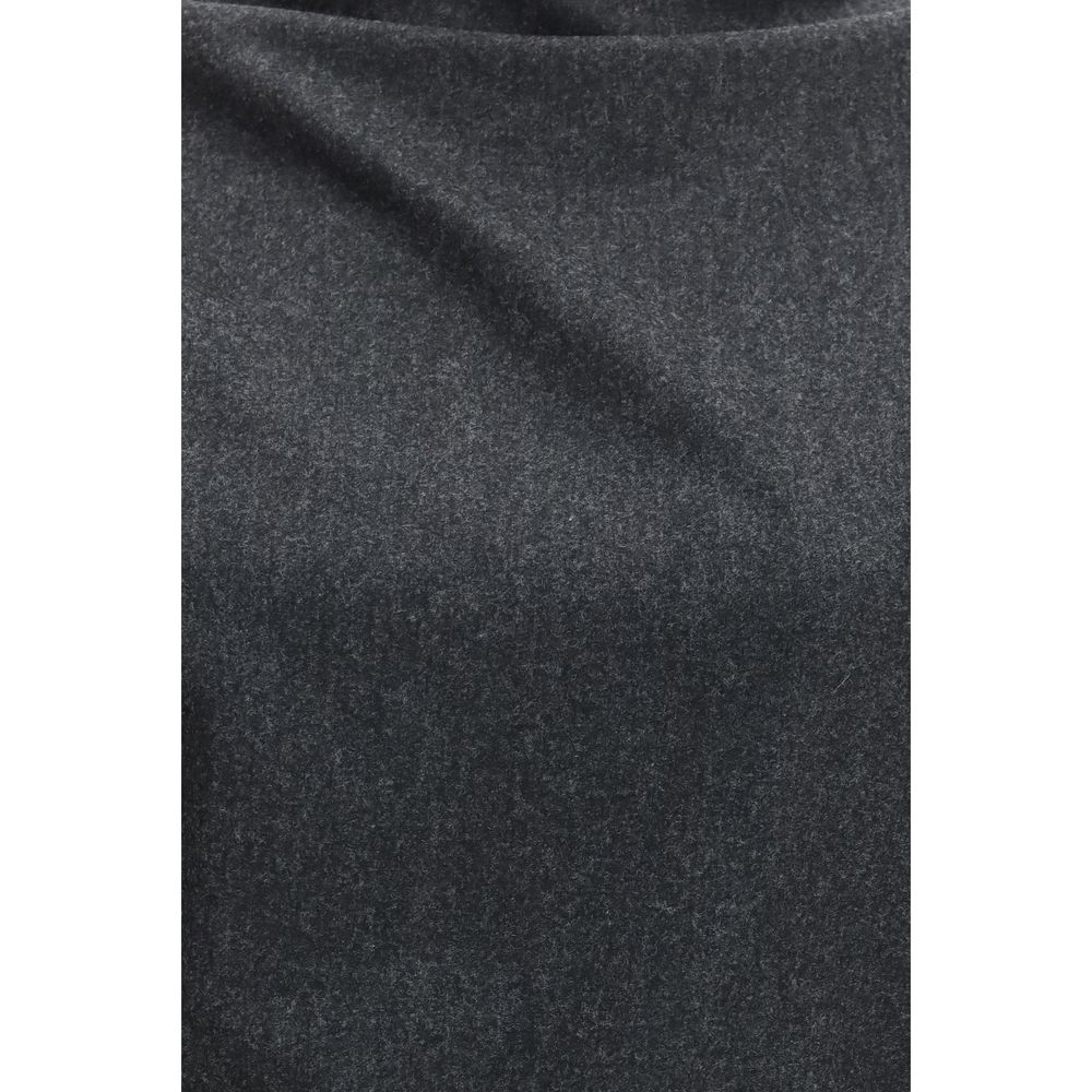 Khaite Gray Wool Oves Aries Women's Blouse