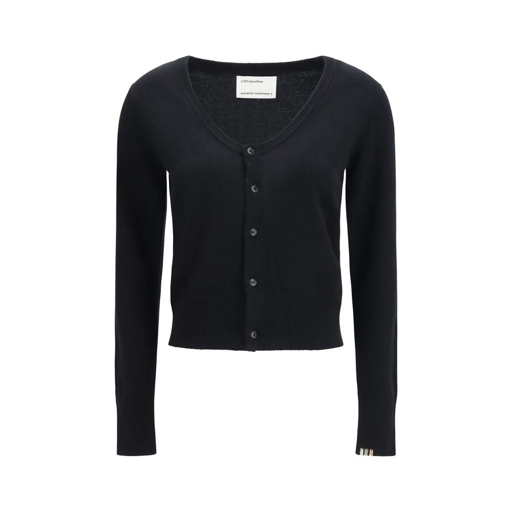 Extreme Cashmere Black Cashmere Women's Cardigan