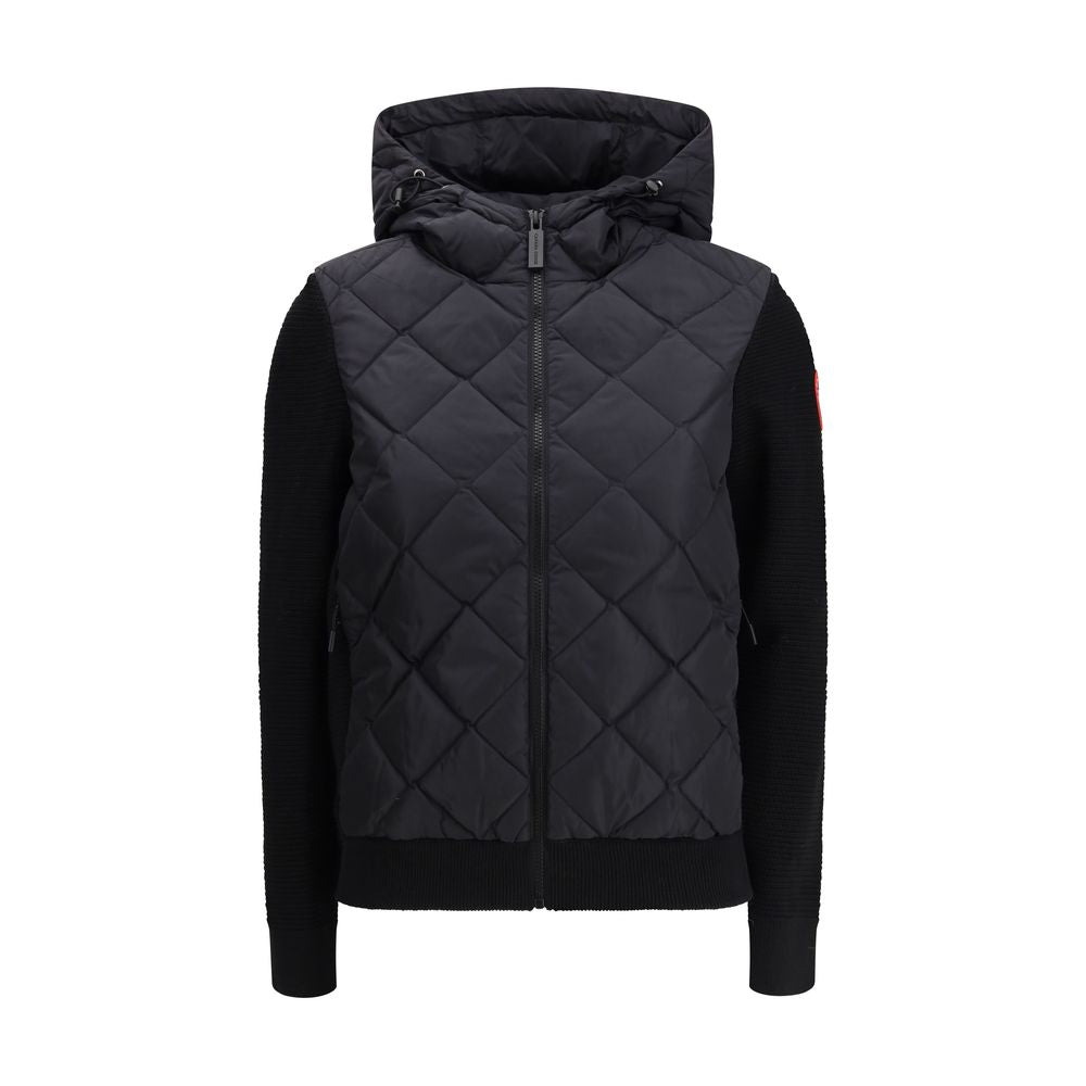 Canada Goose Black Wool Oves Aries Full-Length Women's Jacket