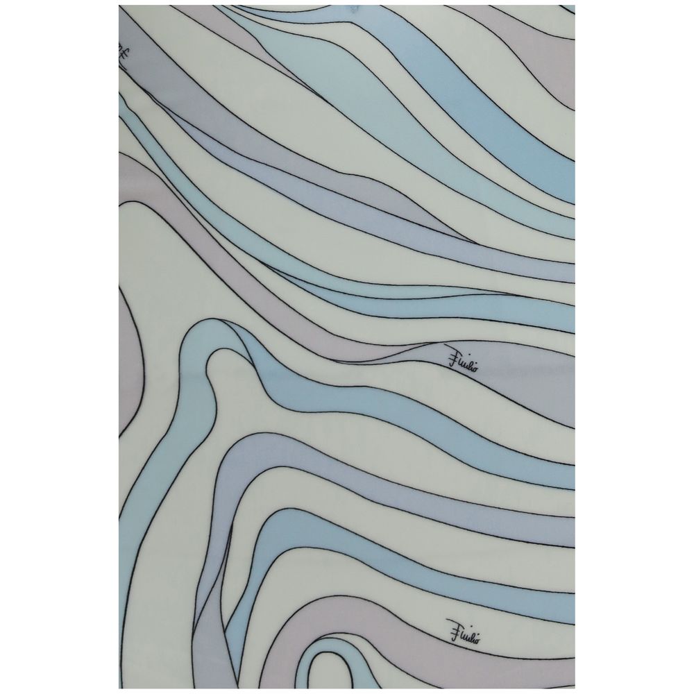 Emilio Pucci Blue Polyamide One-Piece Women's Swimsuit