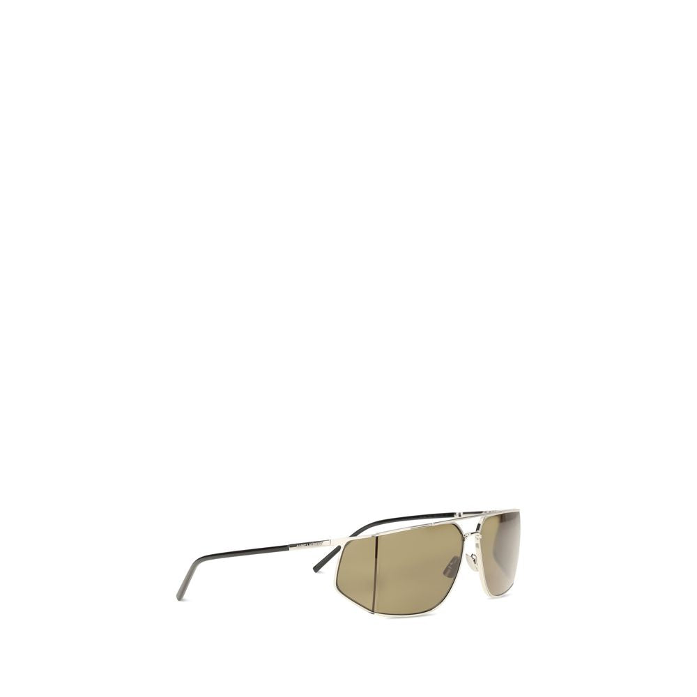 Saint Laurent Silver Metal Women's Sunglasses