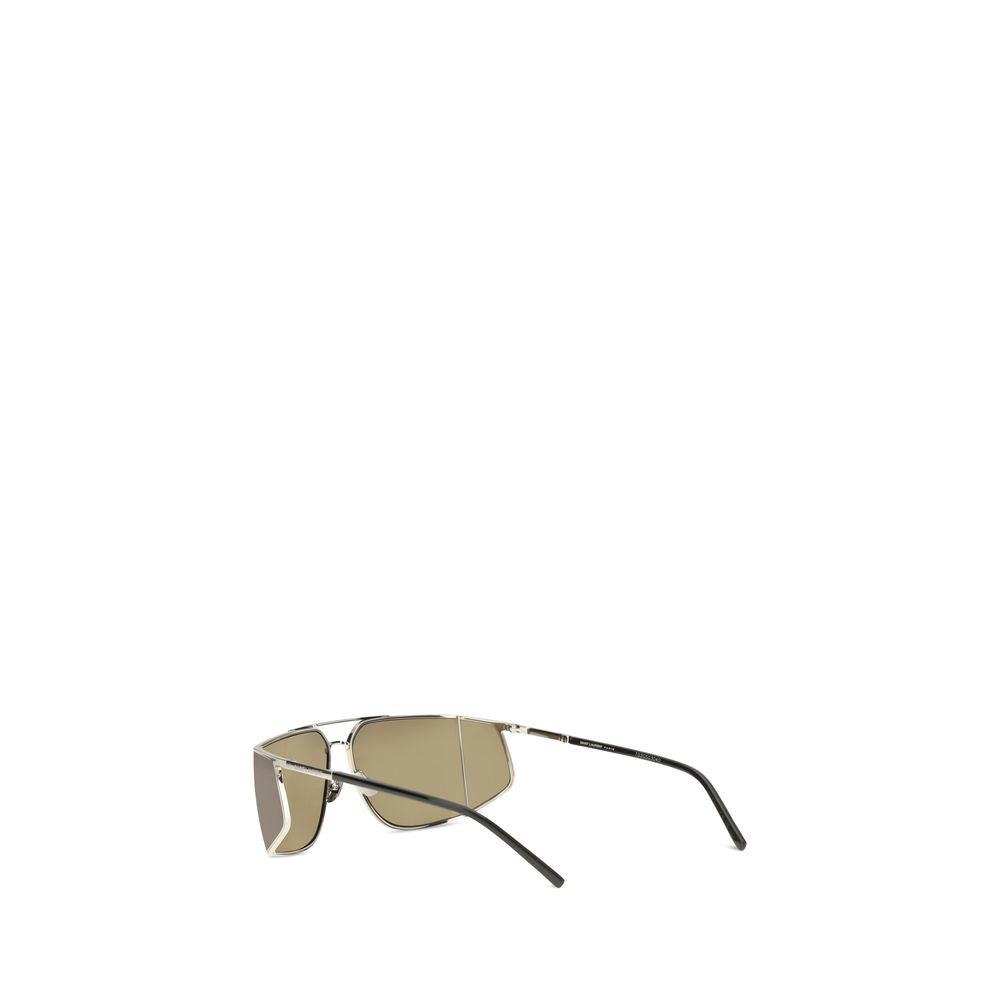 Saint Laurent Silver Metal Women's Sunglasses