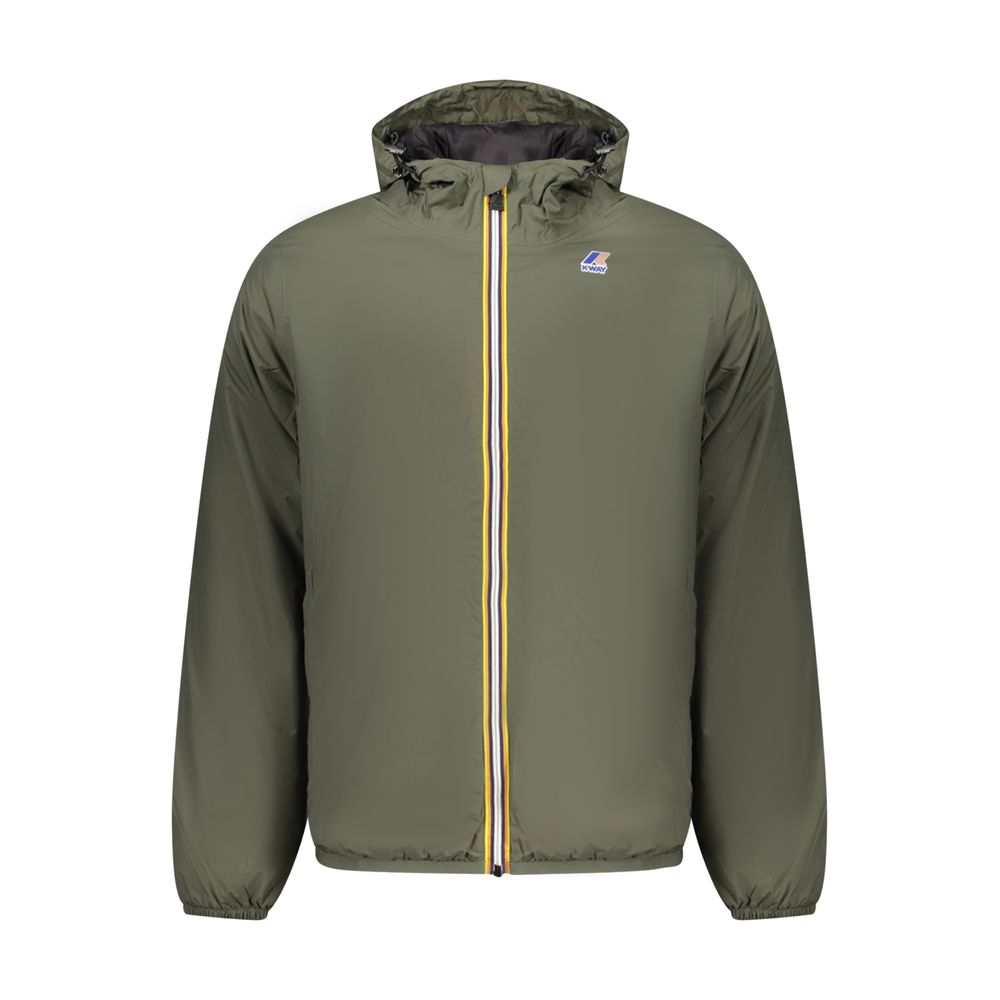 K-WAY Green Polyamide Men Men's Jacket