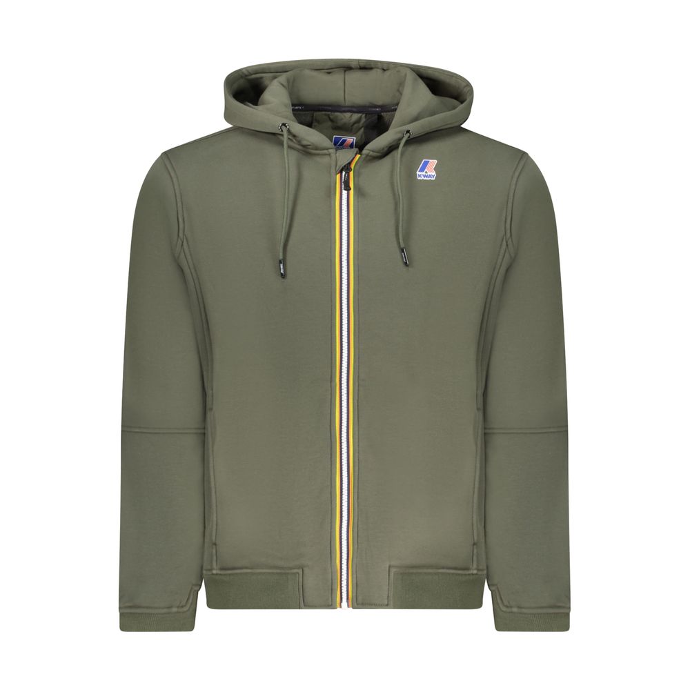 K-WAY Green Cotton Men Men's Sweater