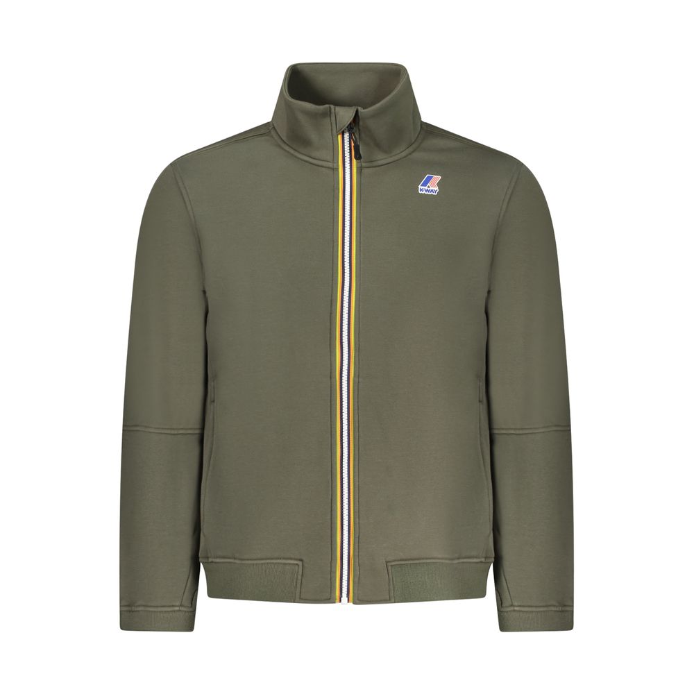 K-WAY Green Cotton Men Men's Sweater