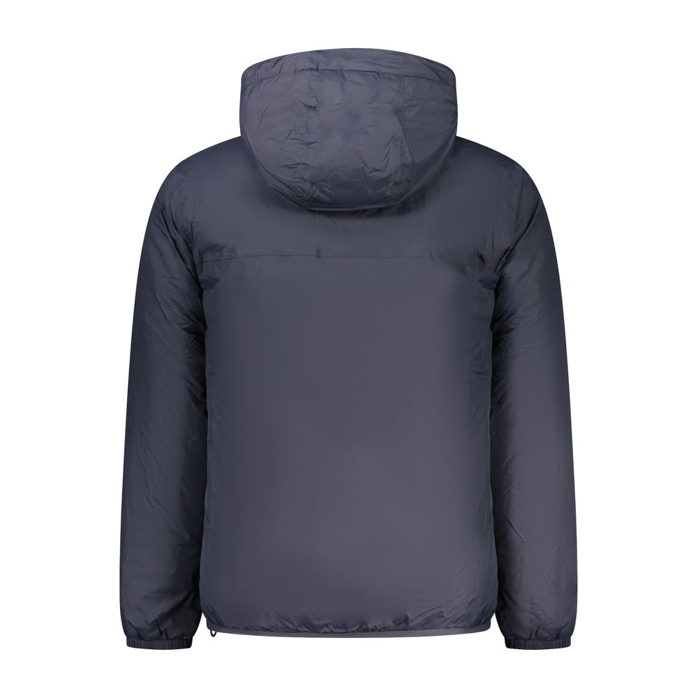 K-WAY Blue Polyamide Men Men's Jacket