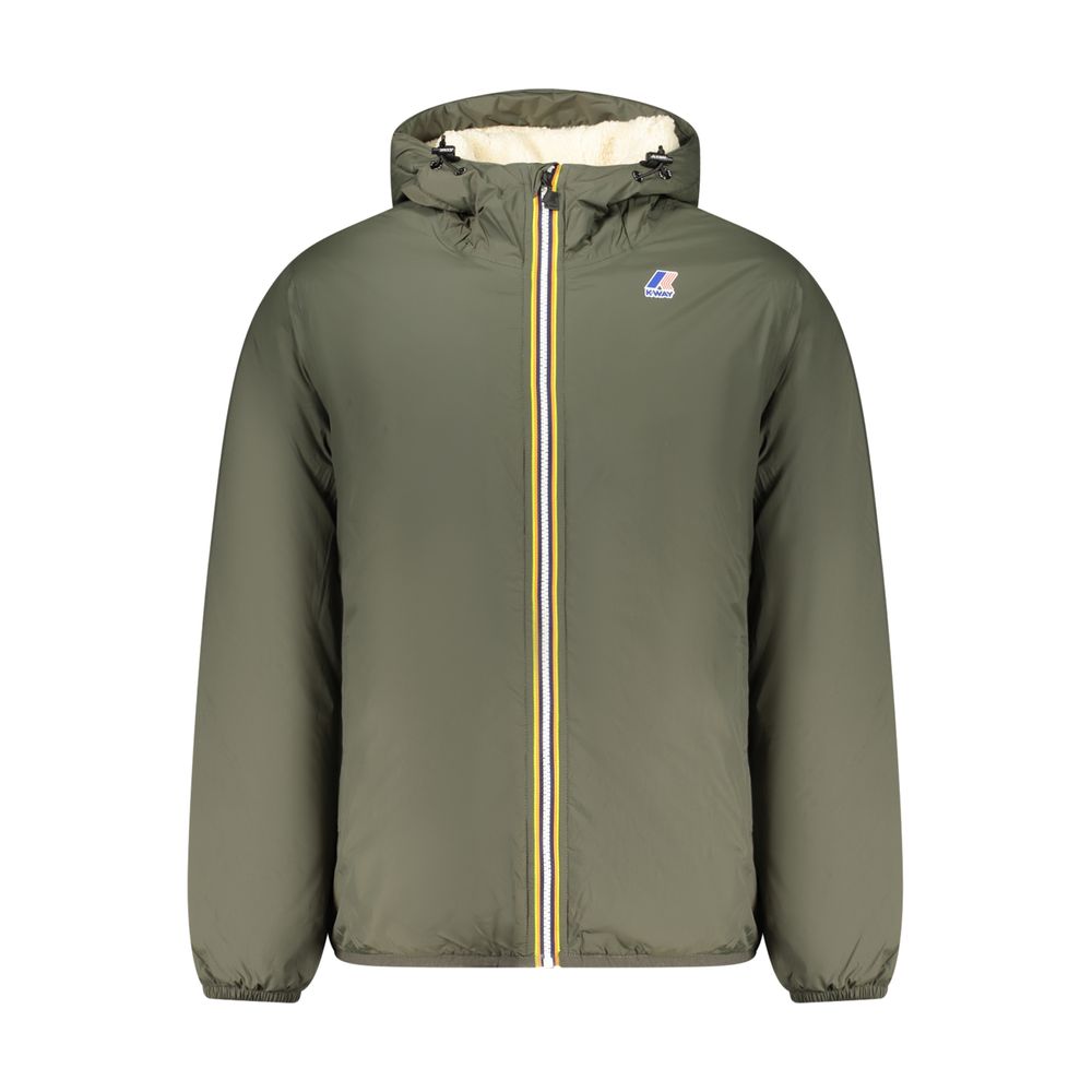 K-WAY Green Polyamide Men Men's Jacket