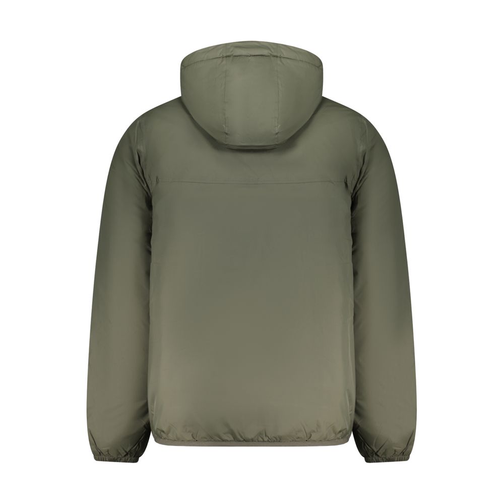 K-WAY Green Polyamide Men Men's Jacket