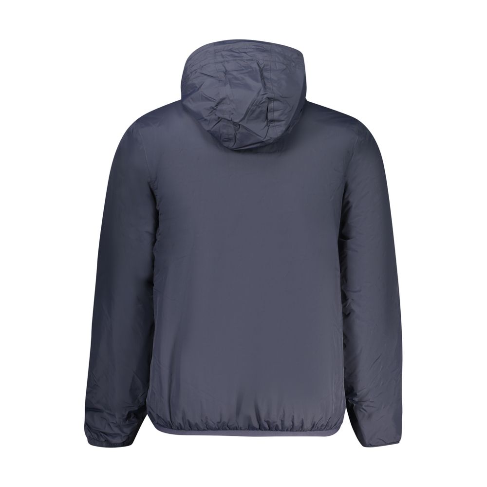K-WAY Blue Polyamide Men Men's Jacket