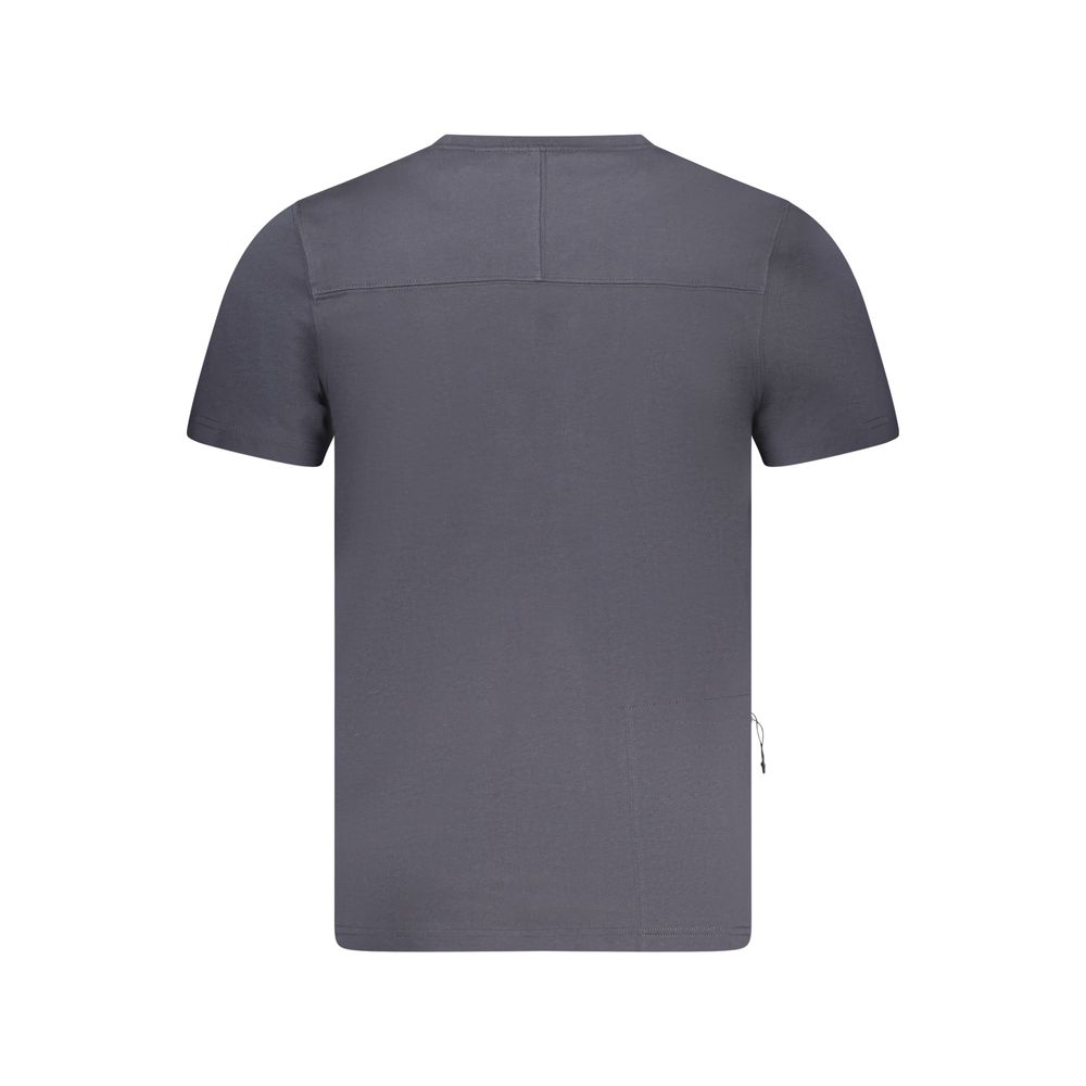 K-WAY Blue Cotton Men Men's T-Shirt