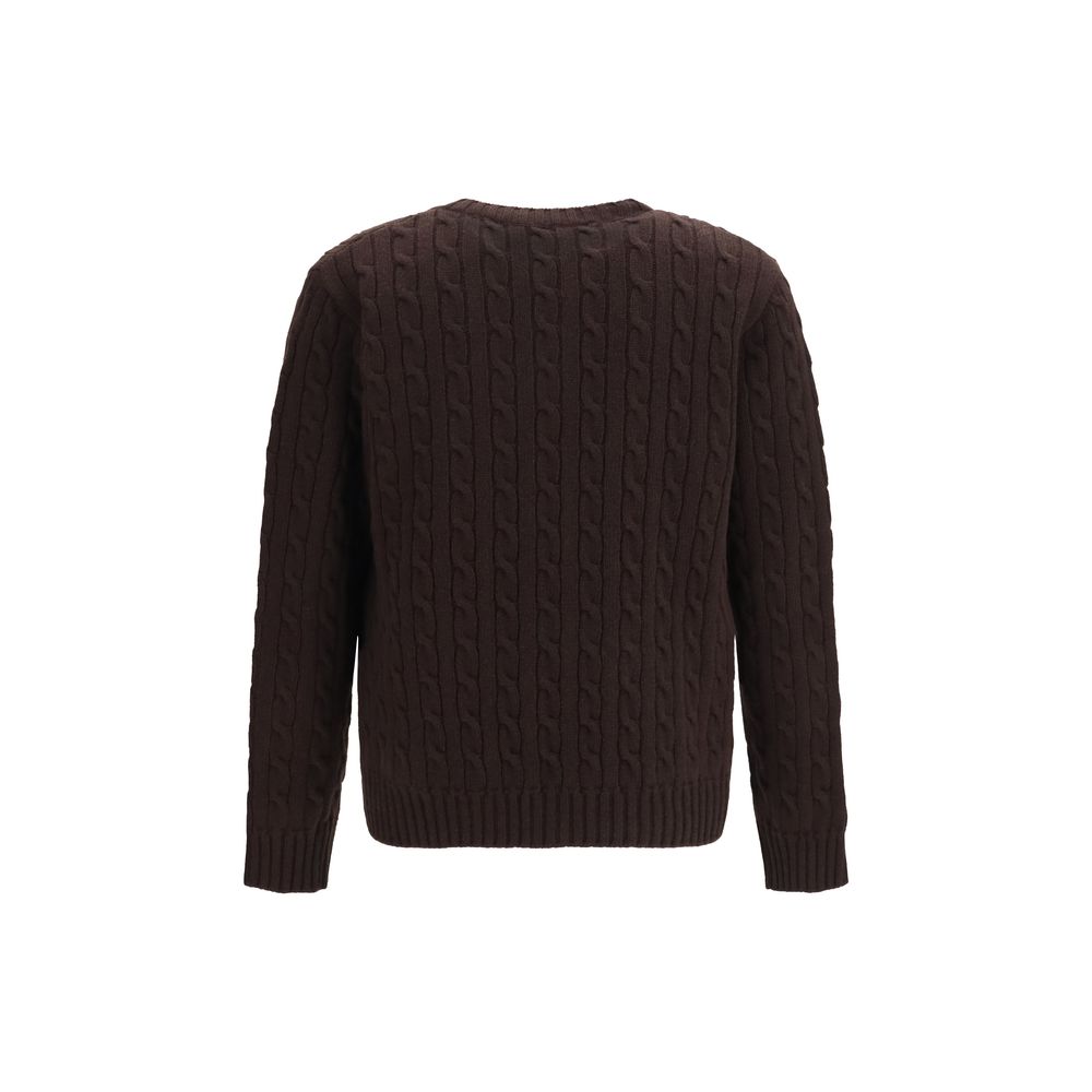 Valentino Garavani Brown Wool Oves Aries Men's Cardigan