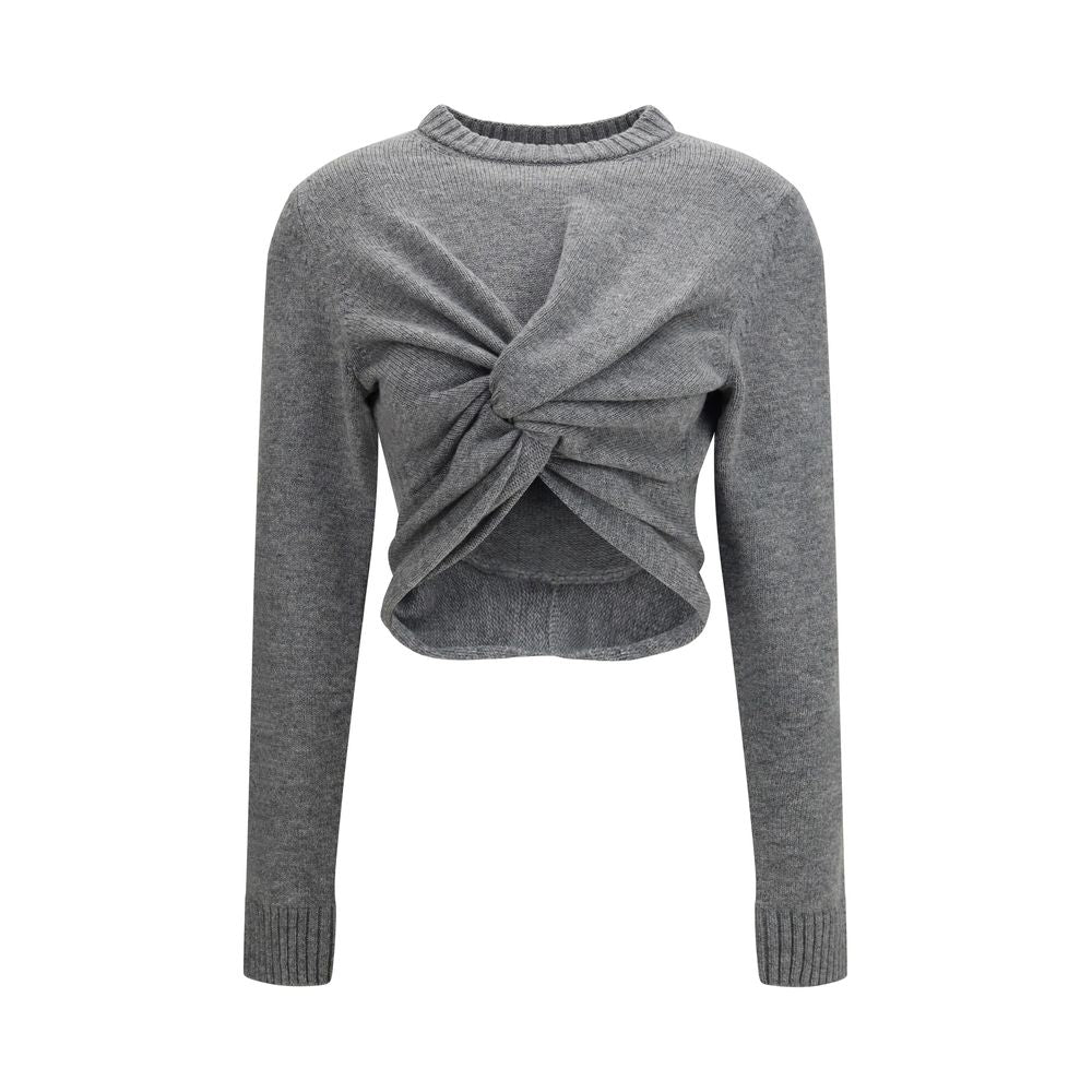 Balenciaga Gray Wool Oves Aries Women's Sweatshirt