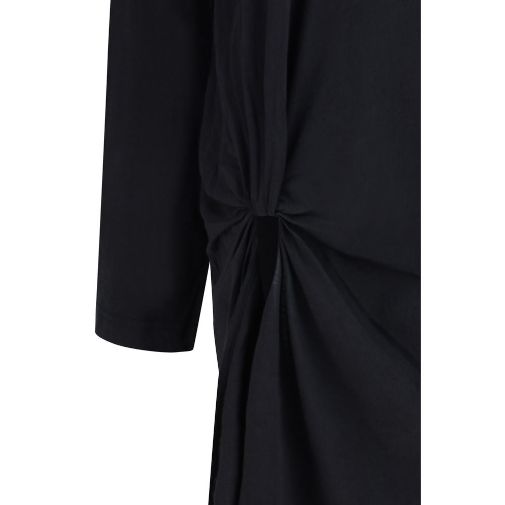 Balenciaga Black Cotton Casual Women's Dress
