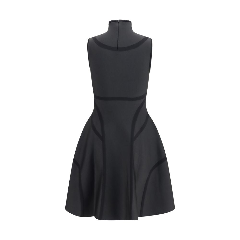 Alexander McQueen Black Polyester Cocktail Women's Dress