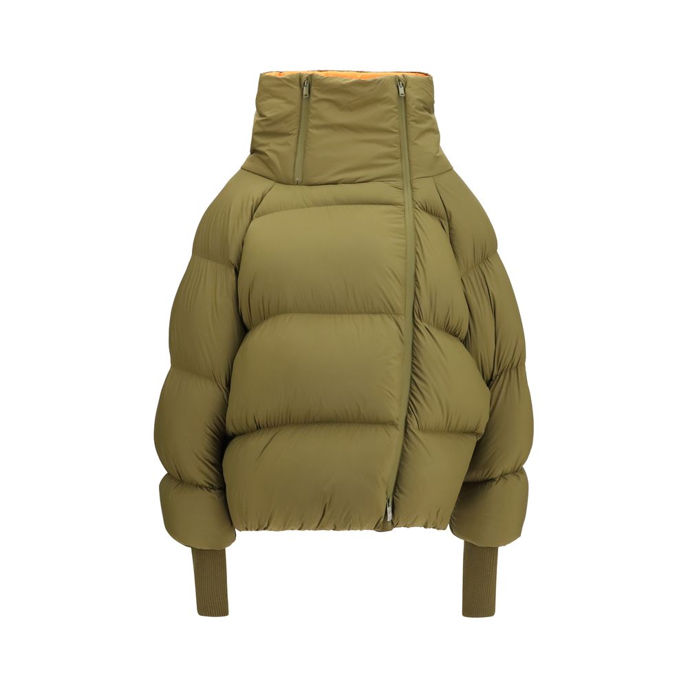 Ganni Bicolor Polyamide Full-Length Women's Jacket