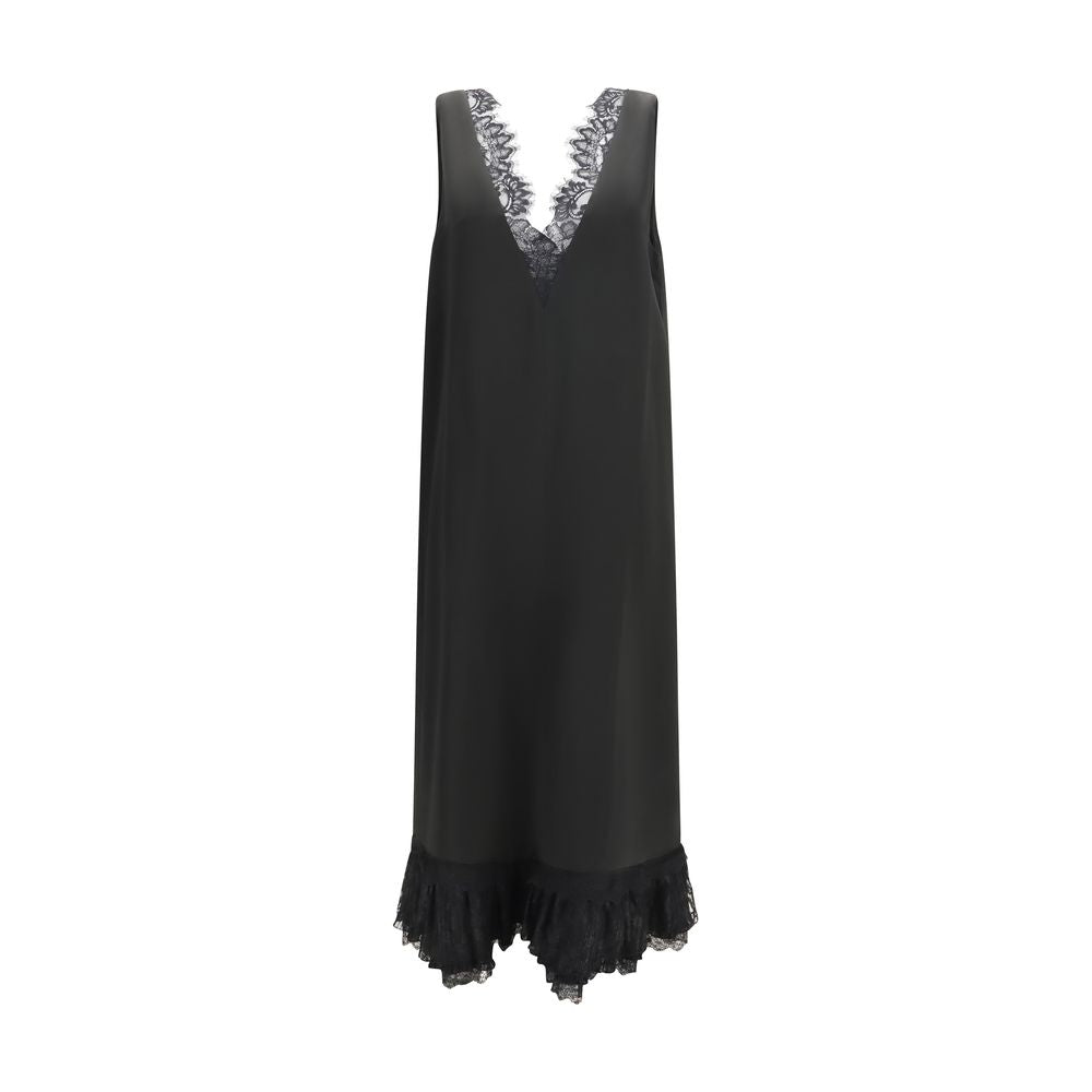 Ganni Black Acetate Casual Women's Dress