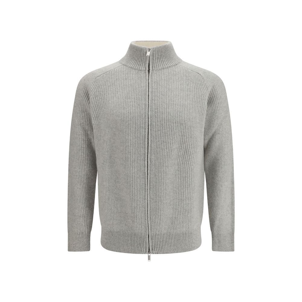 Lardini Gray Wool Oves Aries Men's Sweatshirt