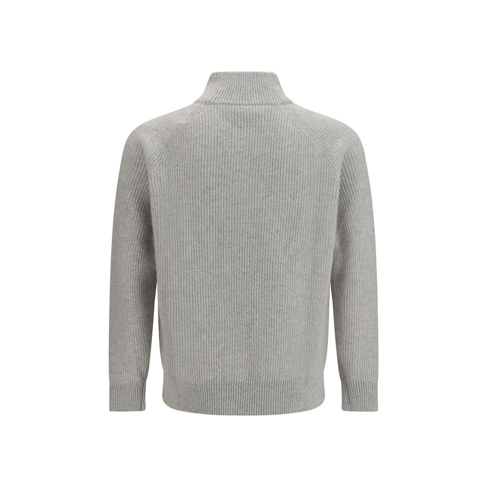 Lardini Gray Wool Oves Aries Men's Sweatshirt