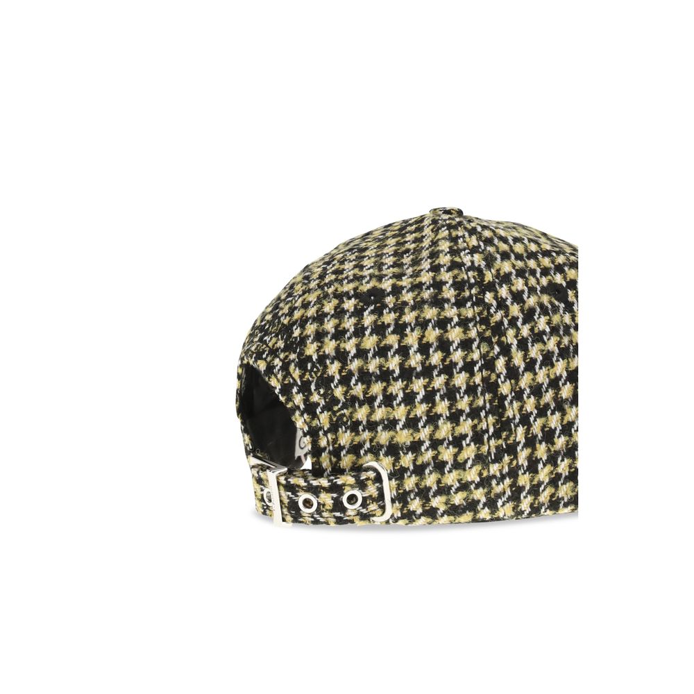 Ganni Multicolor Marabou Cap (Baseball Women's Hat)