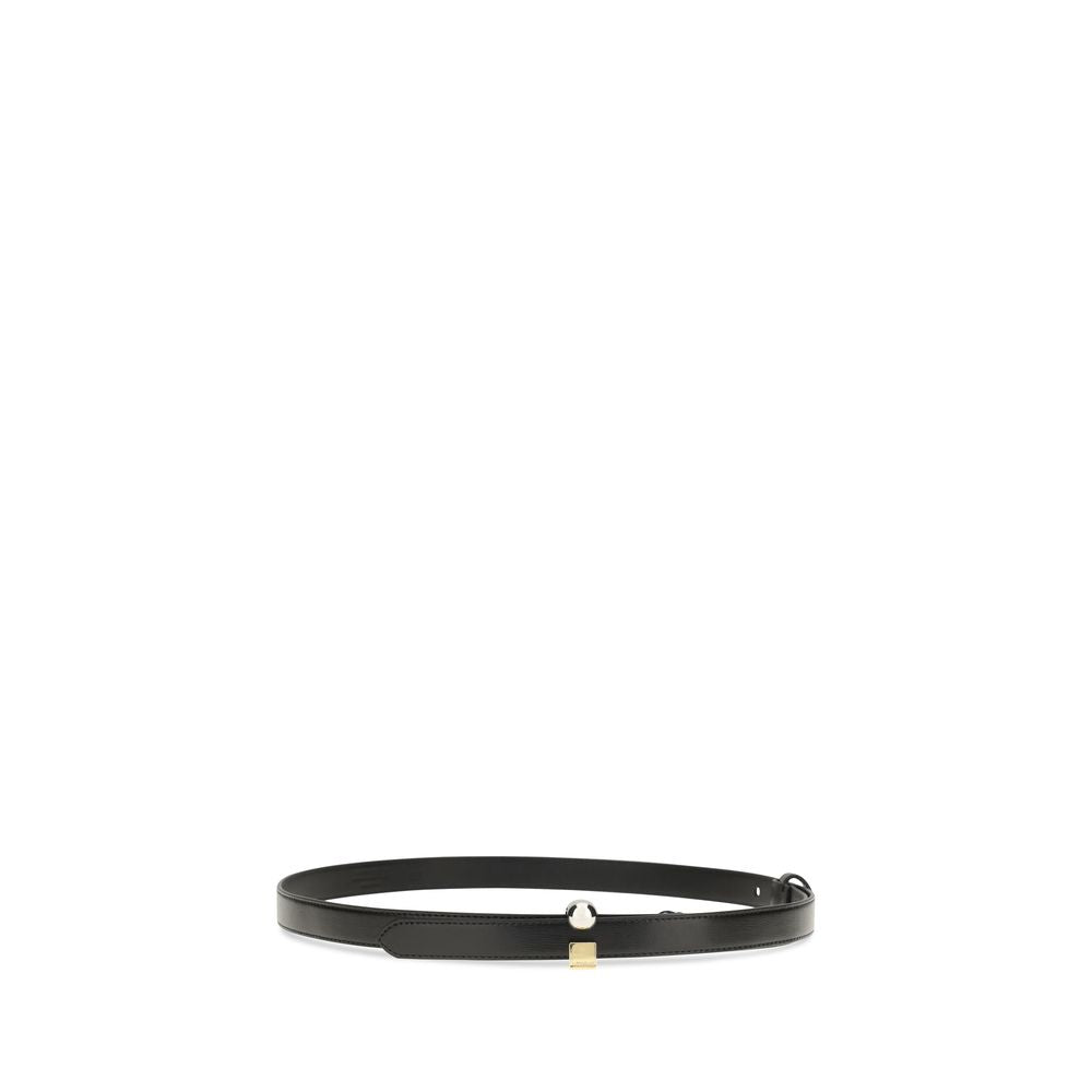 Jacquemus Black Calf Leather Bos Taurus Regular Women's Belt