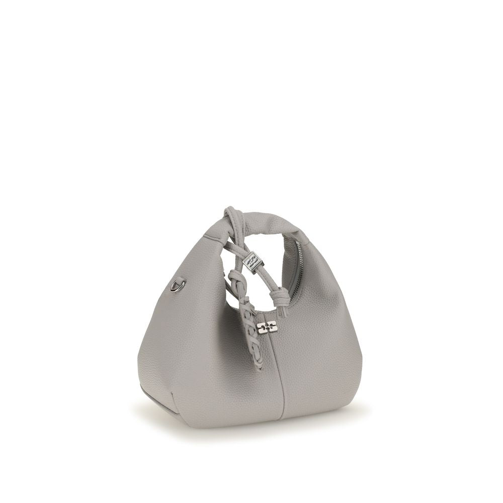 Ganni Gray Polyester Shoulder Women's Bag
