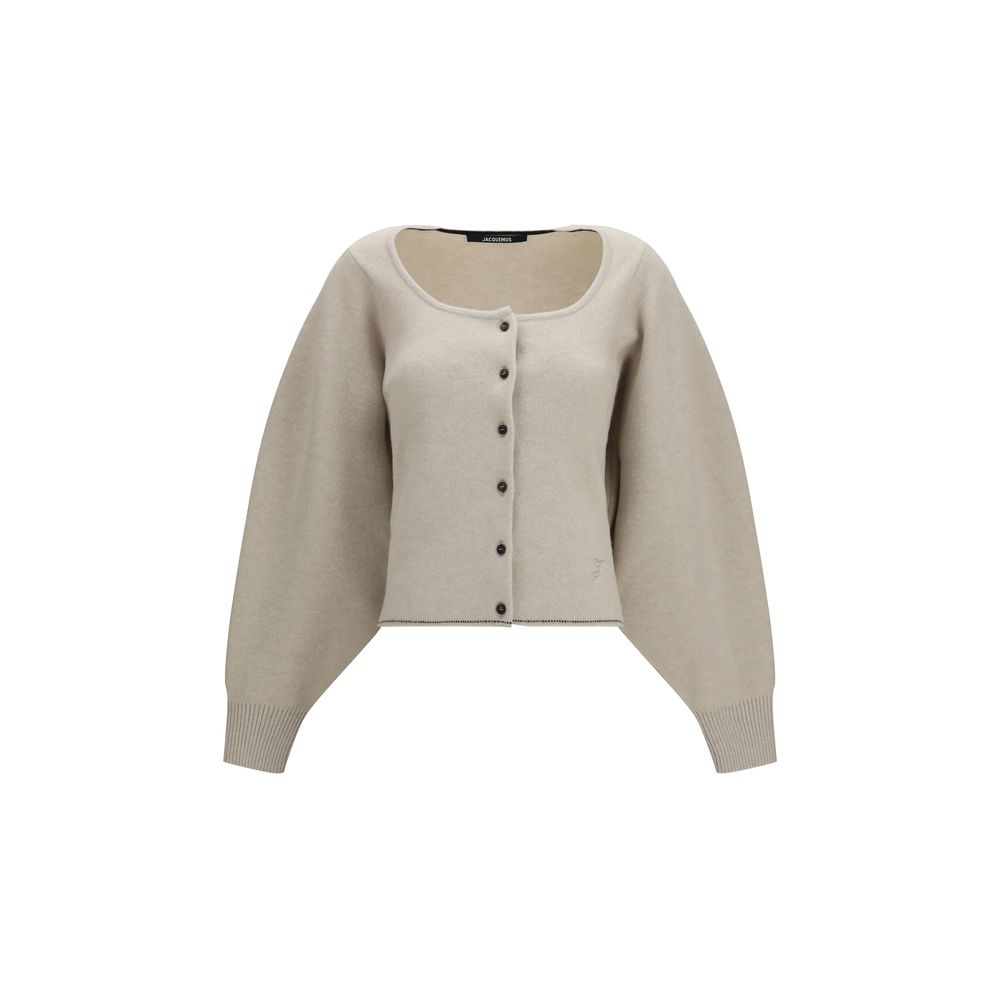 Jacquemus Beige Wool Oves Aries Women's Cardigan