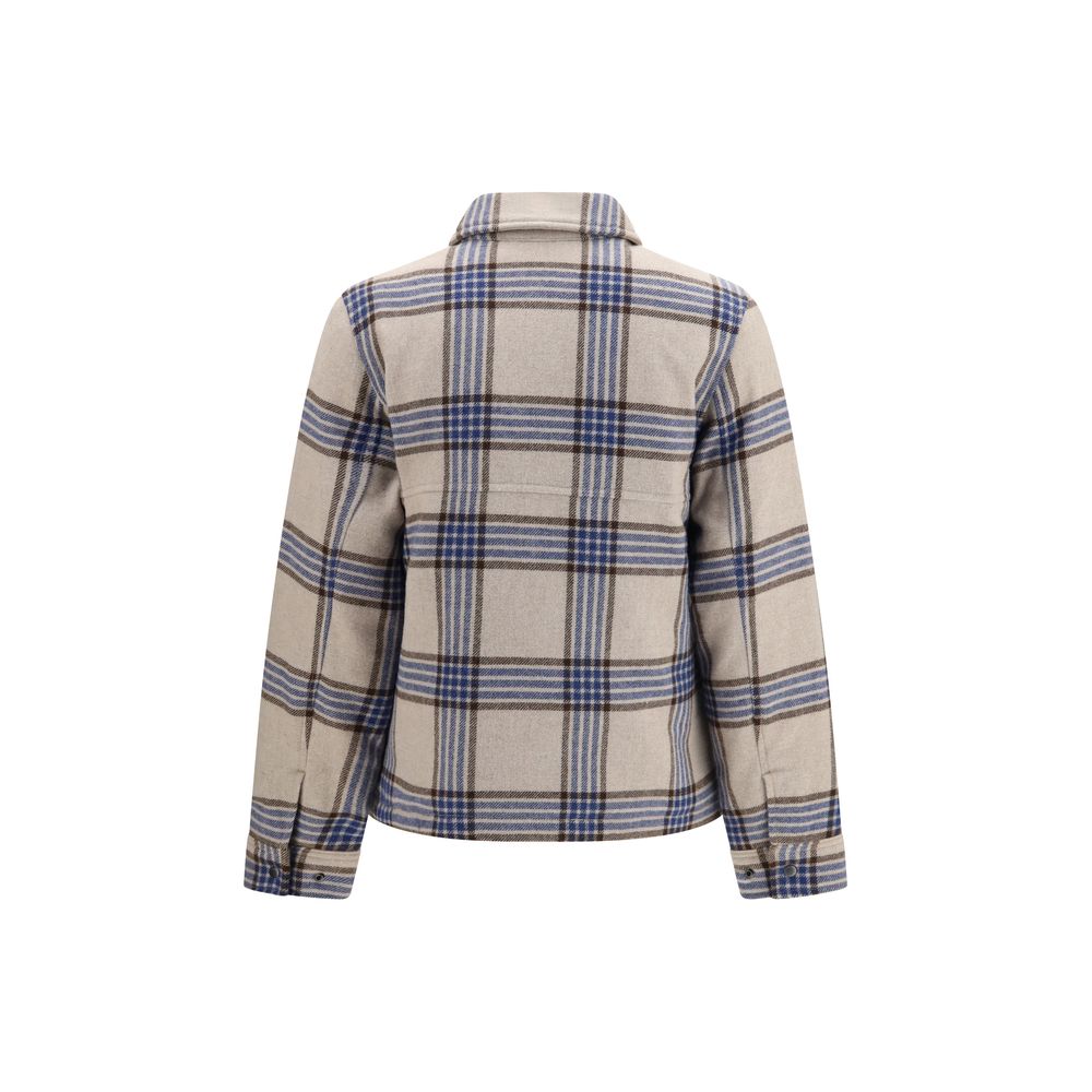 Woolrich Beige Wool Oves Aries Denim Women's Jacket