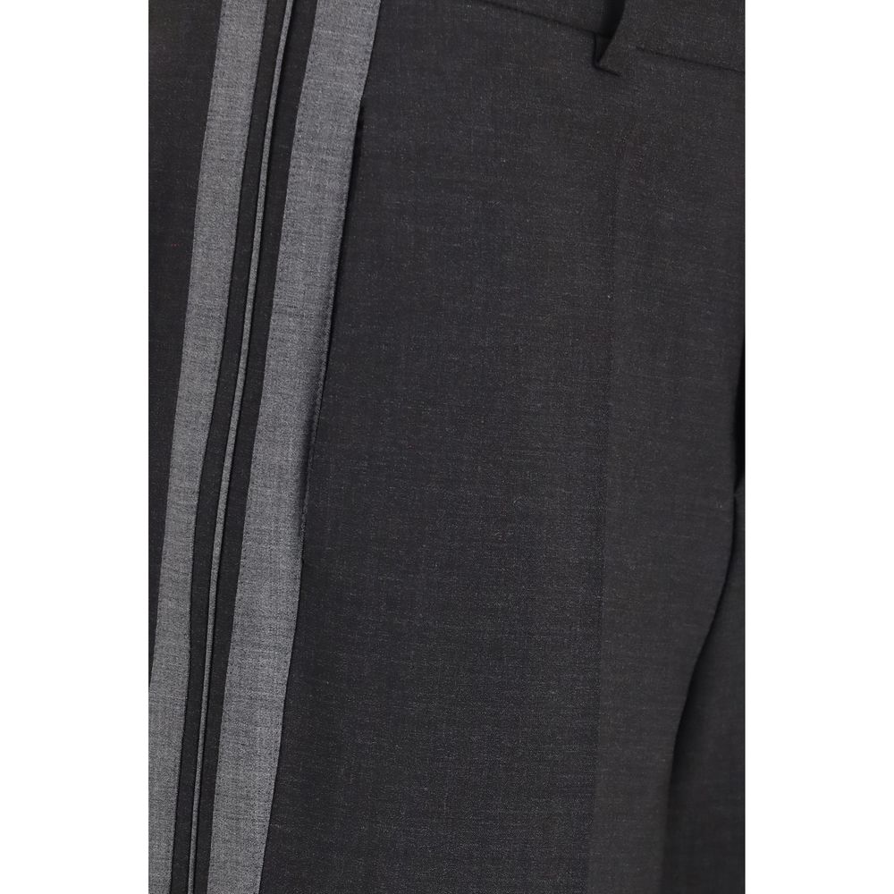P.A.R.O.S.H. Gray Wool Oves Aries Casual Women's Pants