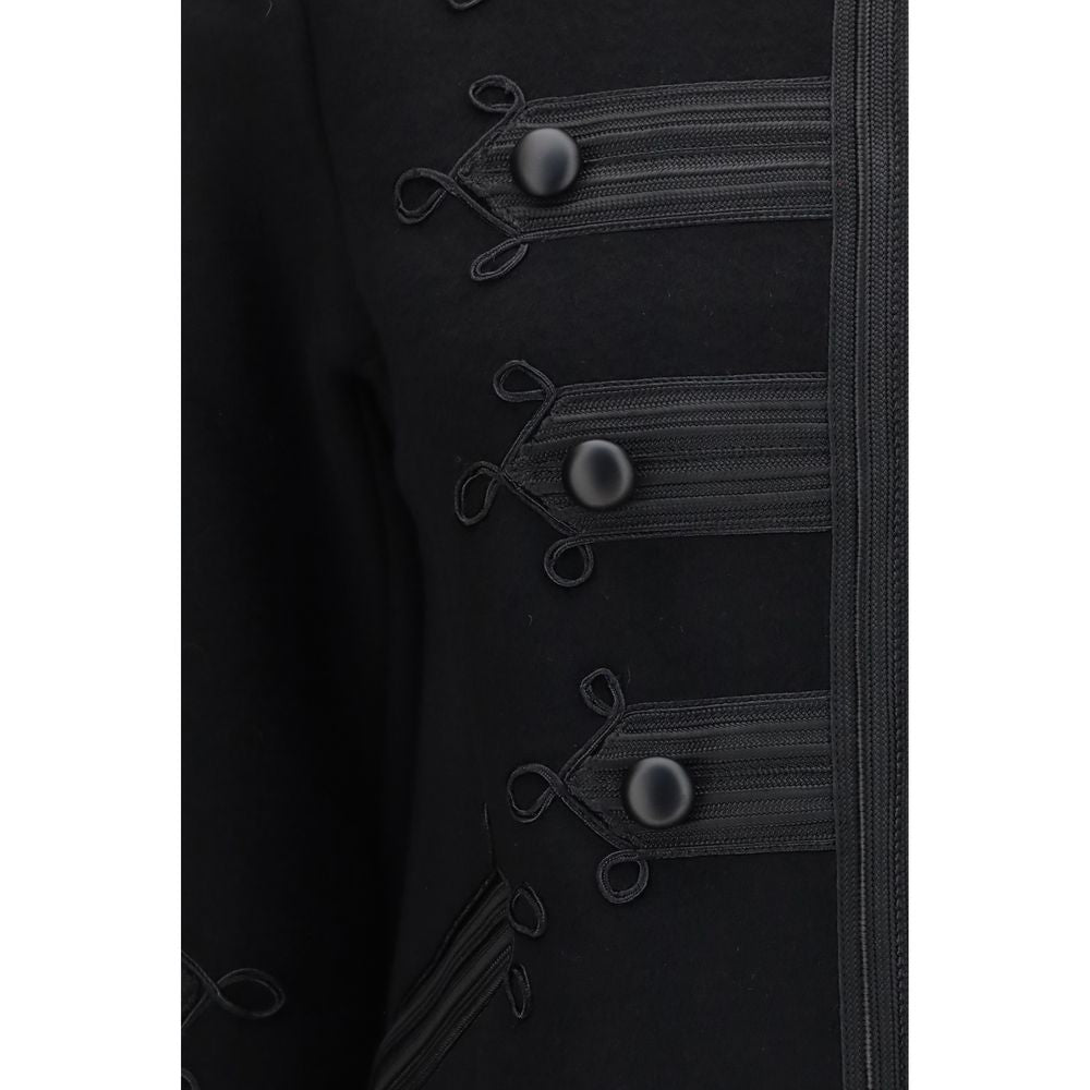 P.A.R.O.S.H. Black Wool Oves Aries Women's Jacket
