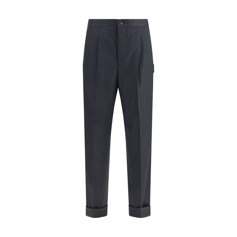Umit Benan Gray Wool Oves Aries Dress Men's Pants
