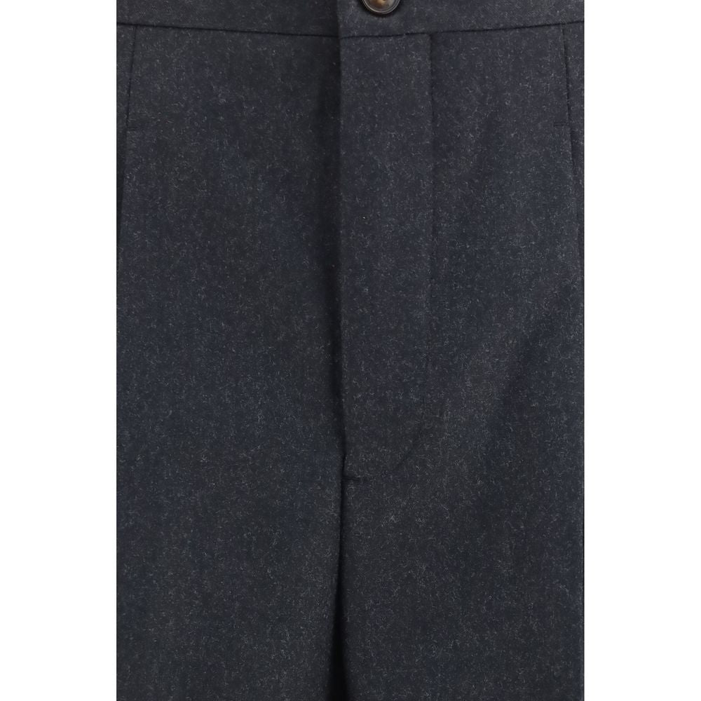 Umit Benan Gray Wool Oves Aries Dress Men's Pants