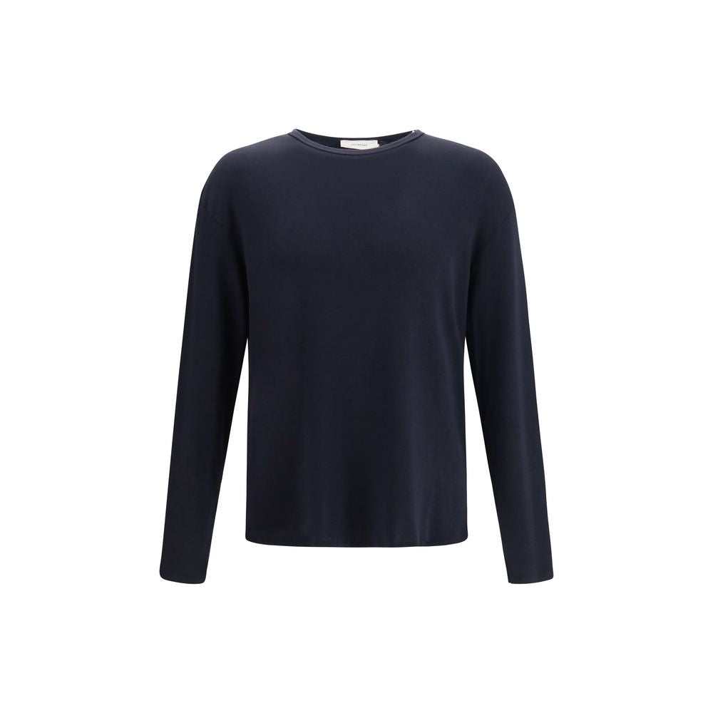 Umit Benan Blue Cotton Long Sleeve Men's T-Shirt