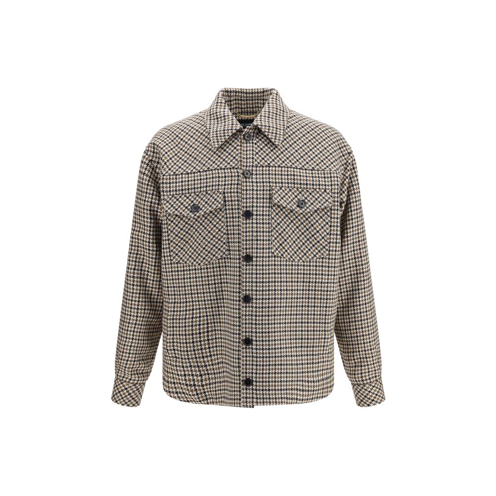 Dolce & Gabbana Brown Wool Oves Aries Full-Length Men's Jacket