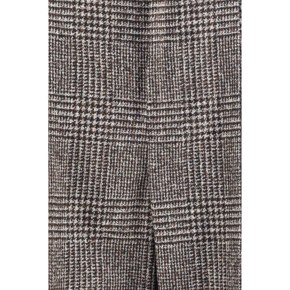 Dolce & Gabbana Brown Alpaca Vicugna Pacos Men's Pants