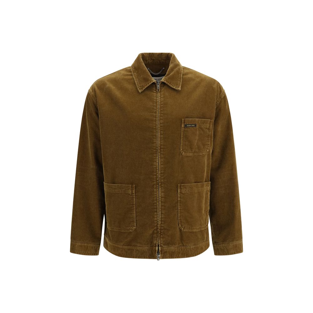 Golden Goose Brown Cotton Full-Length Men's Jacket