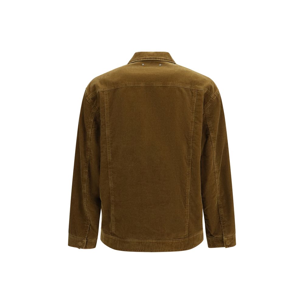 Golden Goose Brown Cotton Full-Length Men's Jacket