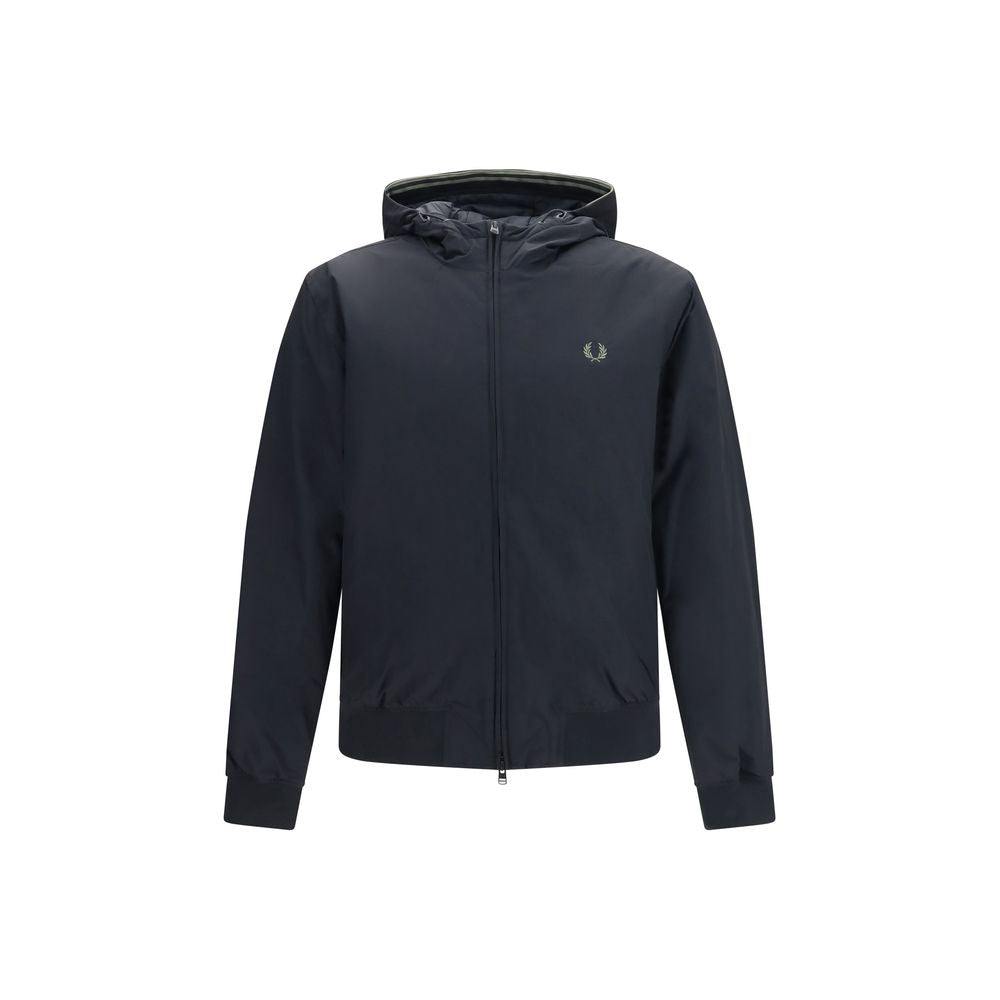 Fred Perry Black Polyamide Shell Men's Jacket