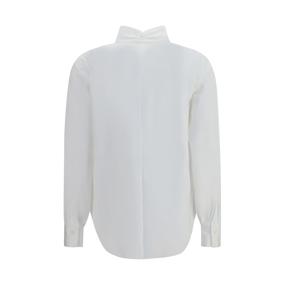 Brunello Cucinelli White Cotton Women's Blouse