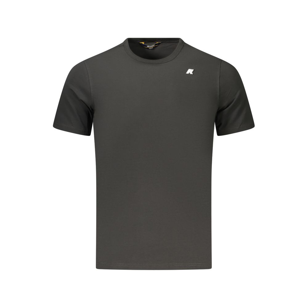 K-WAY Black Cotton Men's Men's T-Shirt