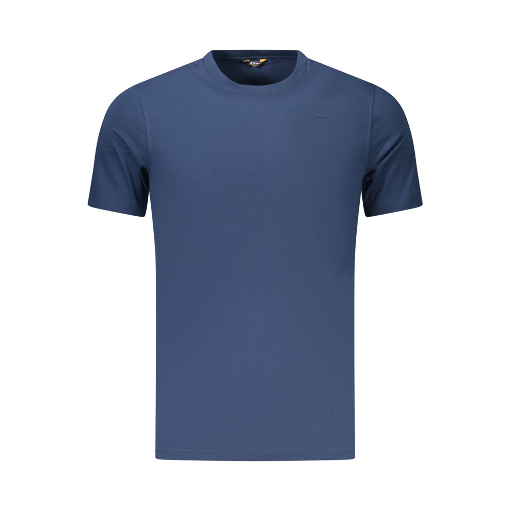 K-WAY Blue Cotton Men's Men's T-Shirt