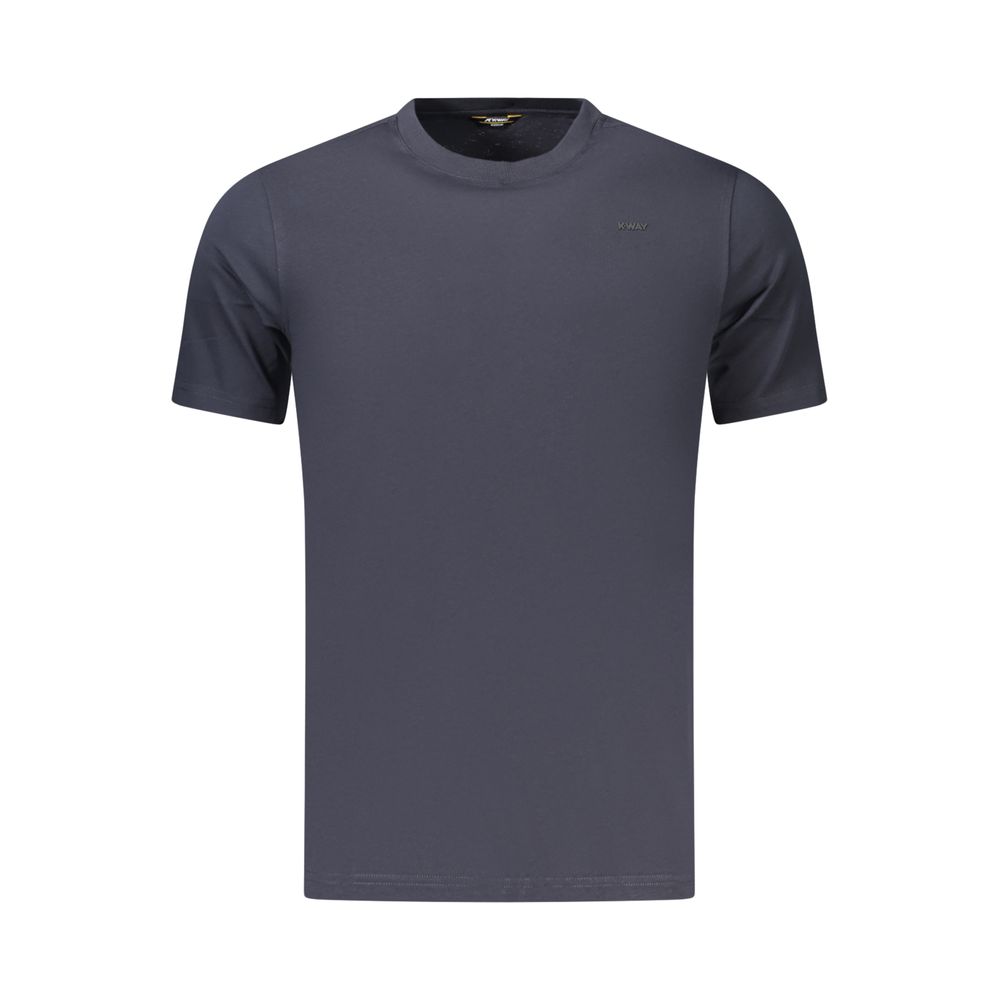K-WAY Blue Cotton Men's Men's T-Shirt