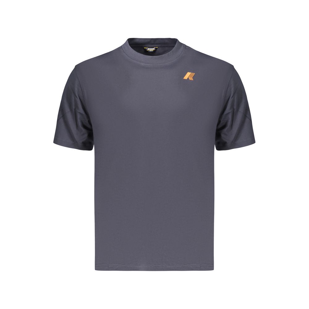 K-WAY Blue Cotton Men's Men's T-Shirt